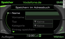 Telefonnummer ins Adressbuch speichern